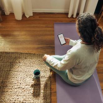 Lou, yoga teacher